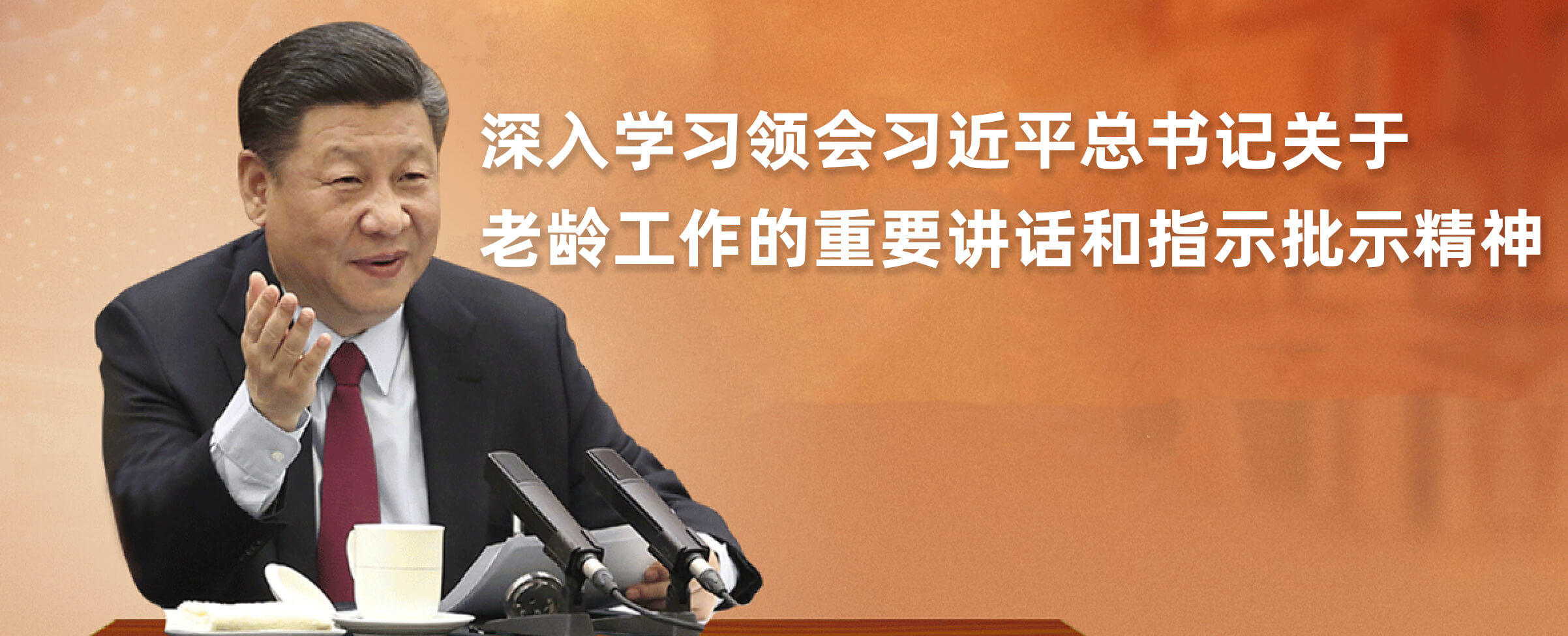 习近平给“银龄行动”老年志愿者代表的回信